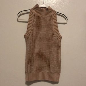 Michael more chunky mock neck sweater vest